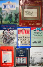 8 Civil War HC books: Battlefields, Leaders, Art, Tales  Legends, Confederates