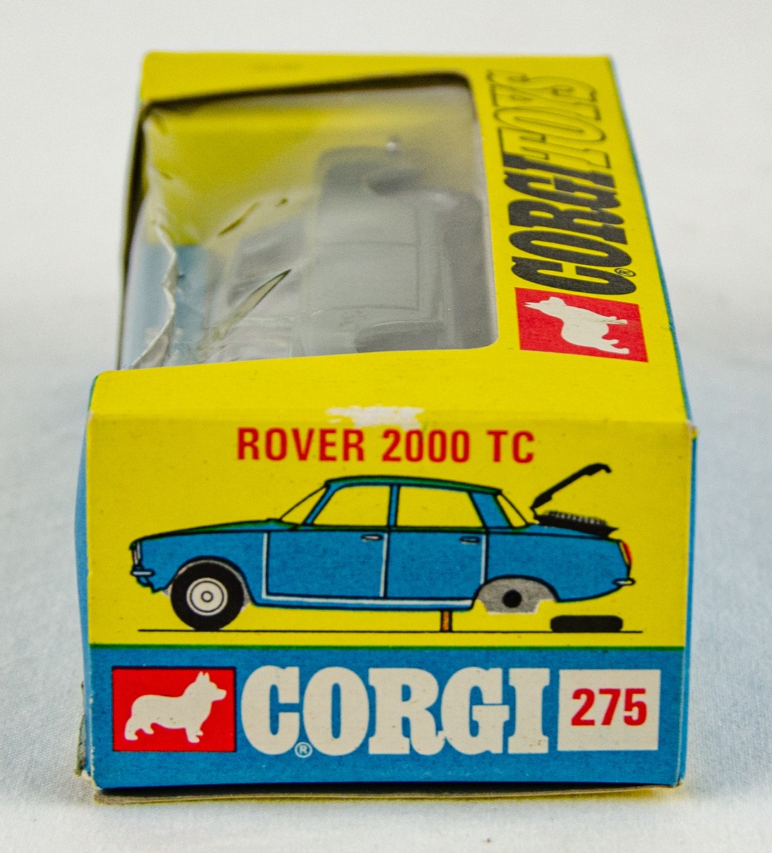 Corgi Toys 275 Rover 2000 TC w/ Take off Spare Green 1