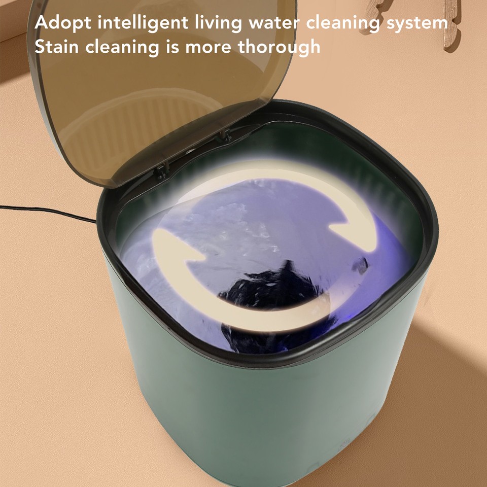 Portable Mini Washing Machine Fast Draining 4.5L Centrifugal 100240V