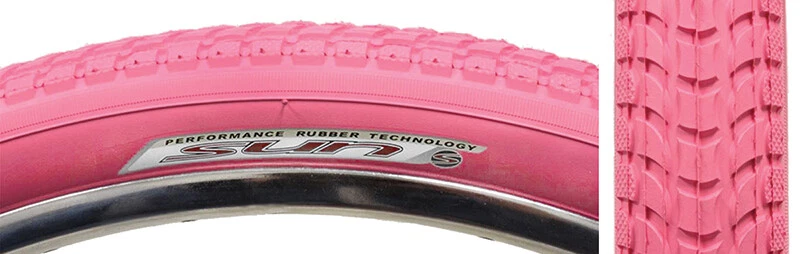 Sunlite Cruiser 927 Neumático Sunlt 26x2.125 Rosa/Rosa K927w / Sol Logo Komfort - Imagen 1 de 1