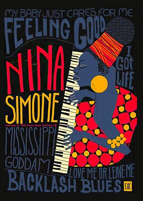 Nina Simone, une des plus grandes musiciennes de jazz de l'histoire - Poster
