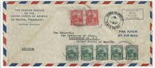 Venezuela: USA: 1949; Cover diplomat, foreign service U.S.A Embasy, EBVc146