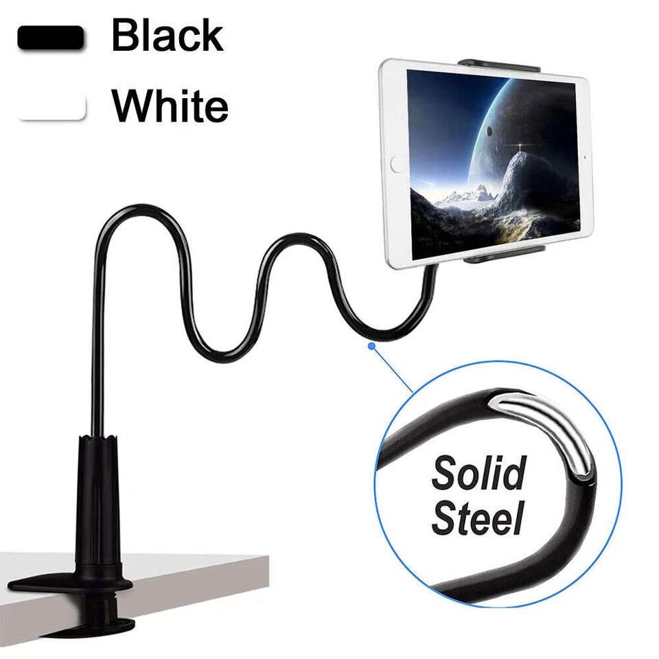 Flexible Phone Holder Bed Desk Tablet Mount Lazy Stand For iPhone Samsung iPad - Image 2 of 4