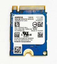Kioxia BG4 Toshiba 128GB NVMe Solid State Drive SSD 09946M KBG40ZNS128G 2230