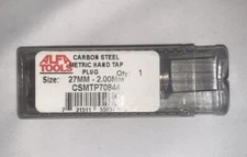 M27 X 2.0 27MM Plug Tap Alfa CSMTP70844 Carbon Steel 4FL RH Metric