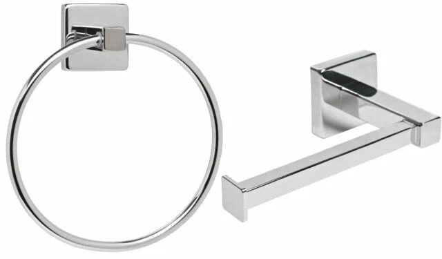 Solid Bathroom Accessory Sets