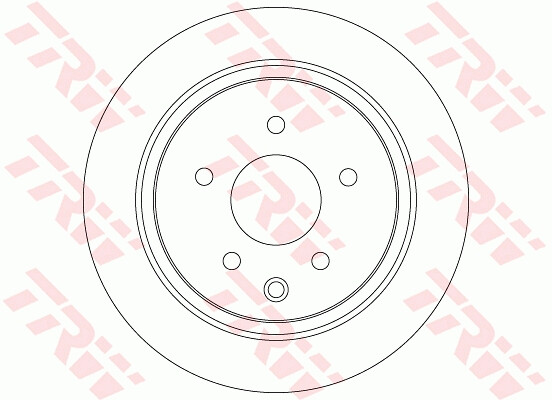 Disque de frein TRW DF7369 pour voiture NISSAN en pack de 2 pièces