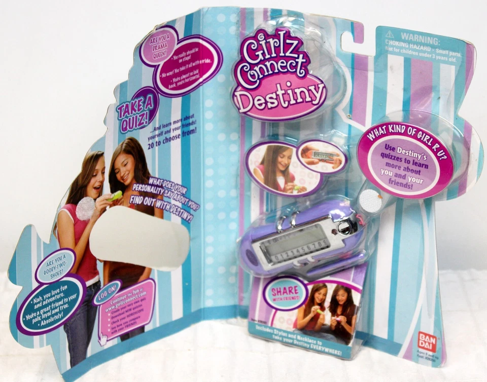 Girlz Connect Destiny Quiz Dispositivo Juguete USB Alarma Horóscopo Lápiz Collar Gadget Foto 2 de 4