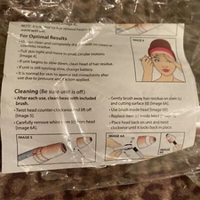 Electric Finishing Touch Hair Remover With LED Light For Face & Eyebrow 