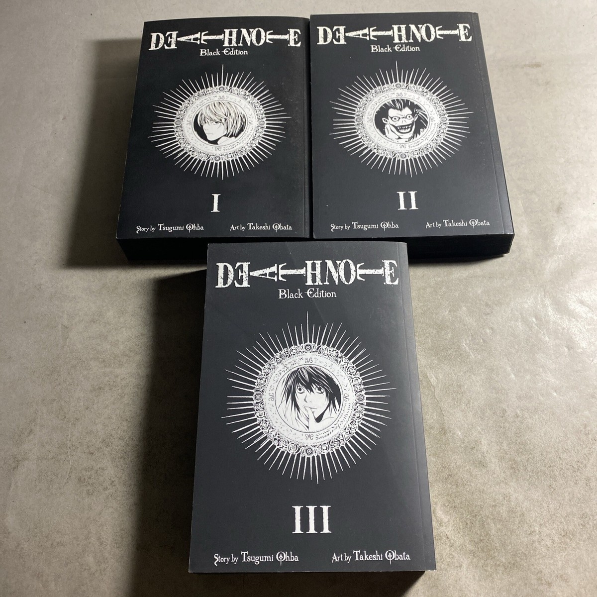 Manga: Death Note, Black Edition Volumes 1-3 - Takeshi Obata / ALS