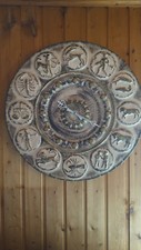 Wohnzimmer Keramik Wanduhr (Ruscha ?)