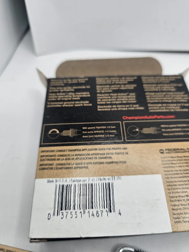 (CANTIDAD 8) Bujía Champion Double Platinum 7570 2015 Nissan Armada Foto 3 de 4