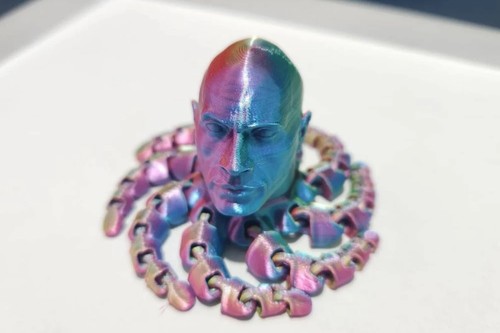 Rocktopus fidget toy Dwayne Johnson octopus Articulated toy for Halloween Desk - 第 8/9 張圖片