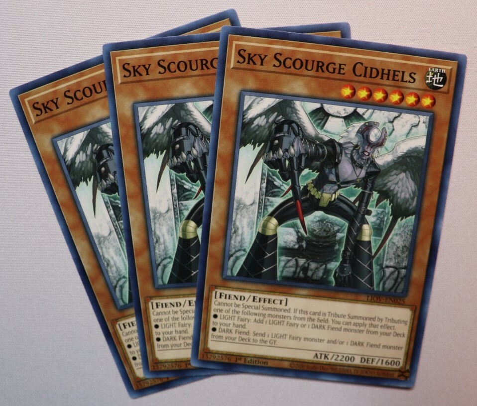 3x Sky Scourge Cidhels - LIOV-EN025 - Common - 1st Edition 3x Sky Scourge Cidhels - LIOV-EN025 - Common - 1st Edition