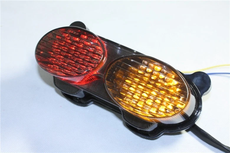 Luz trasera LED freno intermitente integrado para Kawasaki ZR7S ZX6R J1/J2 G1/G2 S Foto 2 de 4