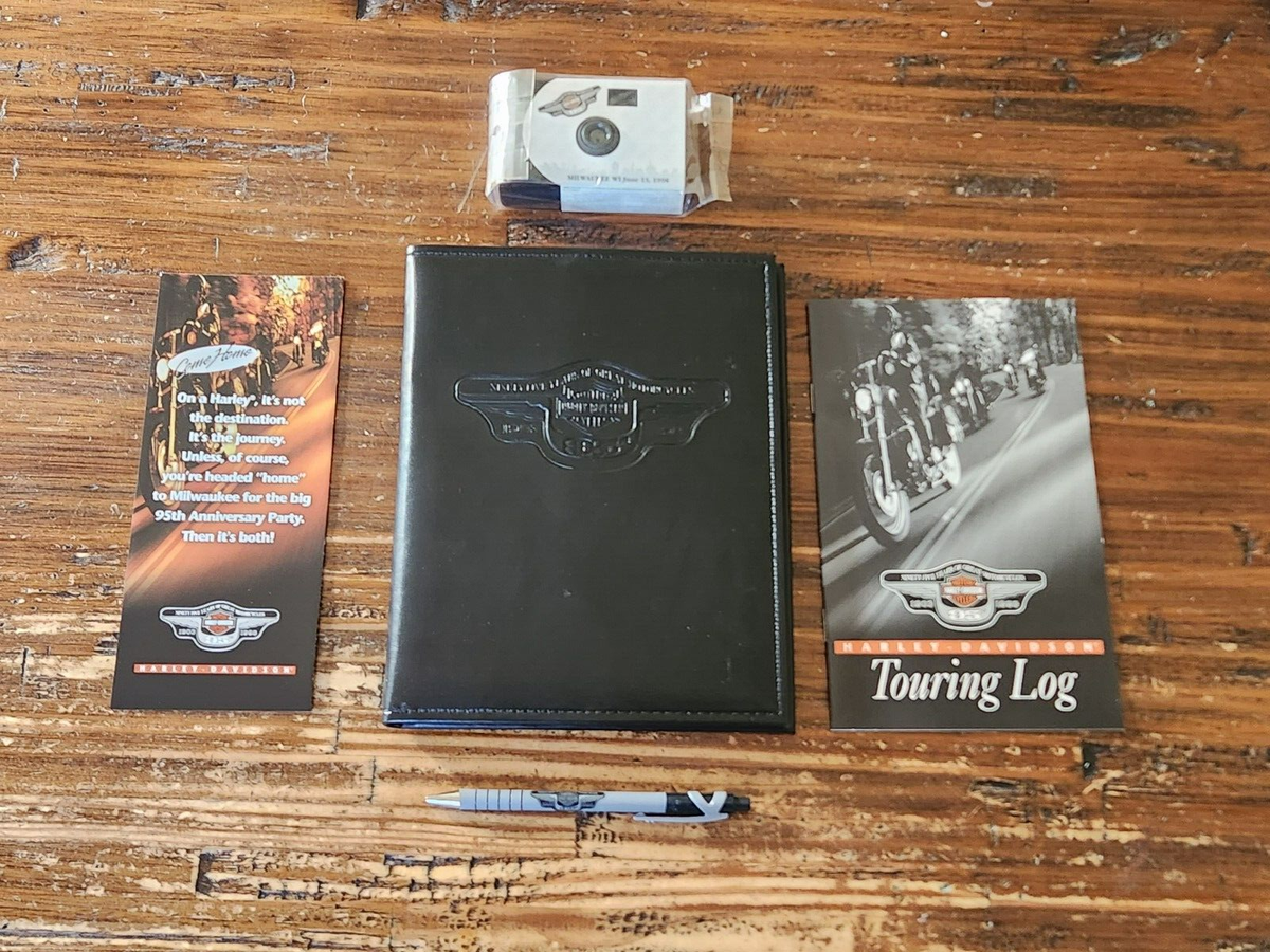 Harley Davidson 95th Anniversary Photo Book Planner Pen Camera