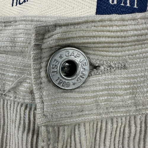 Gap Pants Womens 14 W36xL27 Beige Corduroy Flare Wide Leg Stretch - Picture 3 of 9