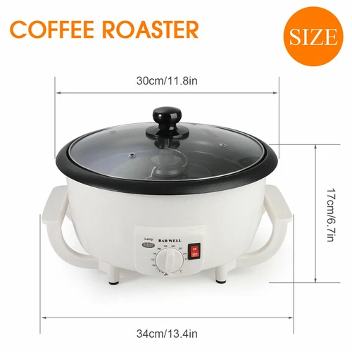 Máquina tostadora de café doméstica tostadora eléctrica de granos de café para cafetería - Imagen 15 de 15