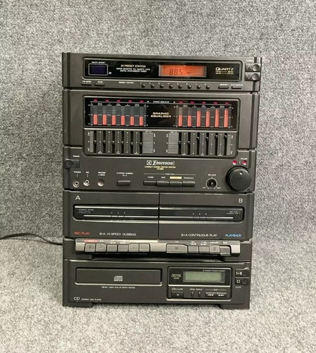 Emerson Stereo Center AS2680 π Compact 36W, 24 Preset Stations π» Black - Picture 2 of 17