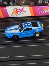 TYCO Mustang Blue 8 HO Slot Car