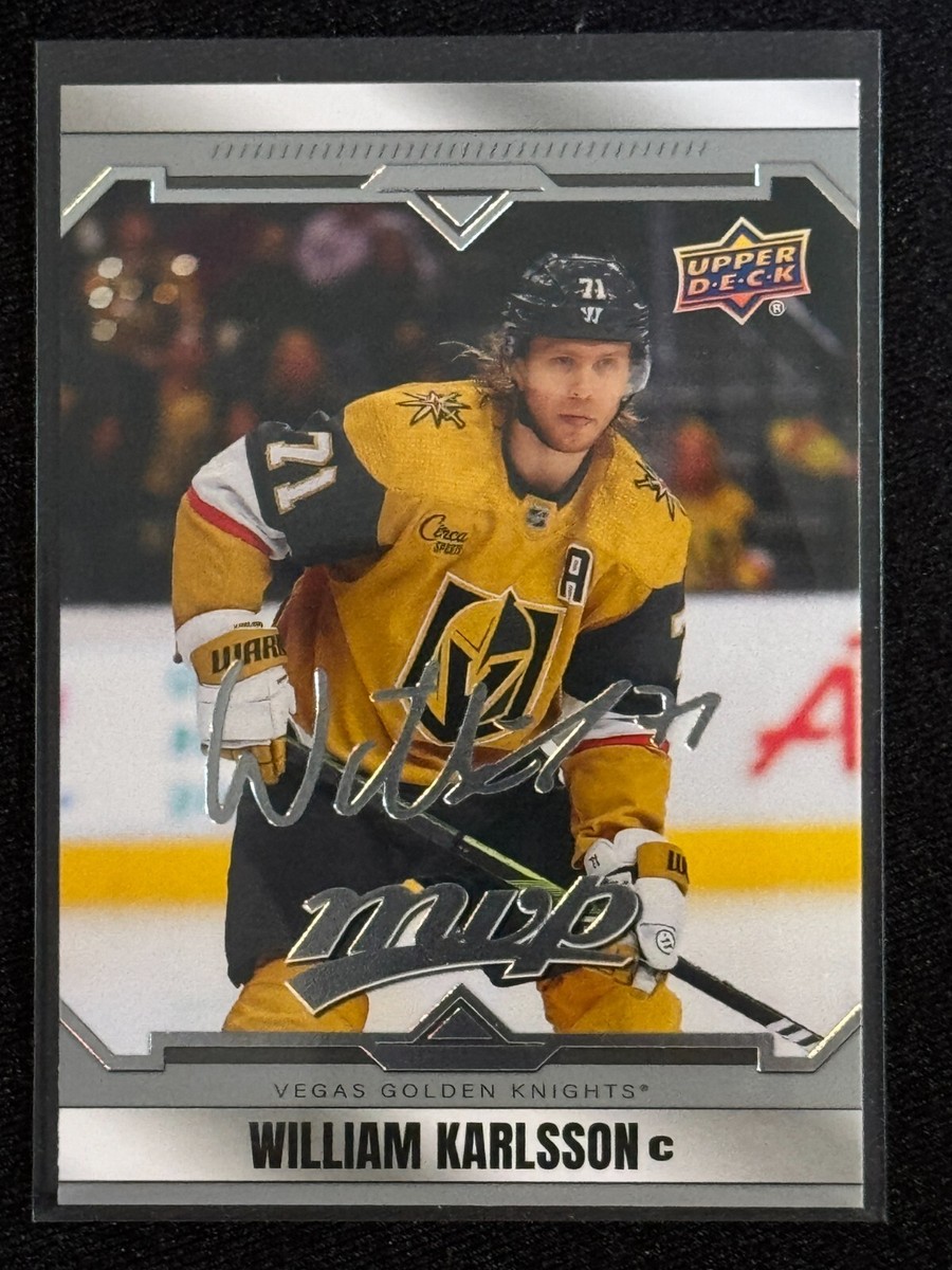 Upper deck platinum the archive 追加料金) 2024-25 Upper Deck MVP - SP Silver Script #206 William Karlsson | eBay