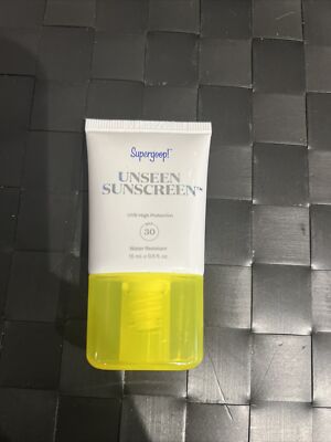Supergoop! Unseen Sonnencreme Gesichts-Sonnencreme LSF30 - 15ml Reisegröße - Brandneu