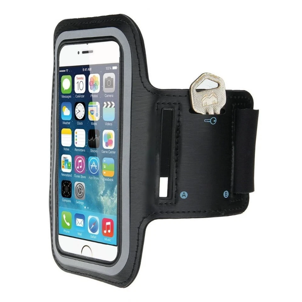 Funda con soporte para teléfono con banda para brazo para correr gimnasio correr para iPhone SE 7 8 XR 11 12 13 14 Foto 4 de 4