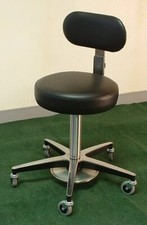 Foot Adjustable Medical Stool with Back