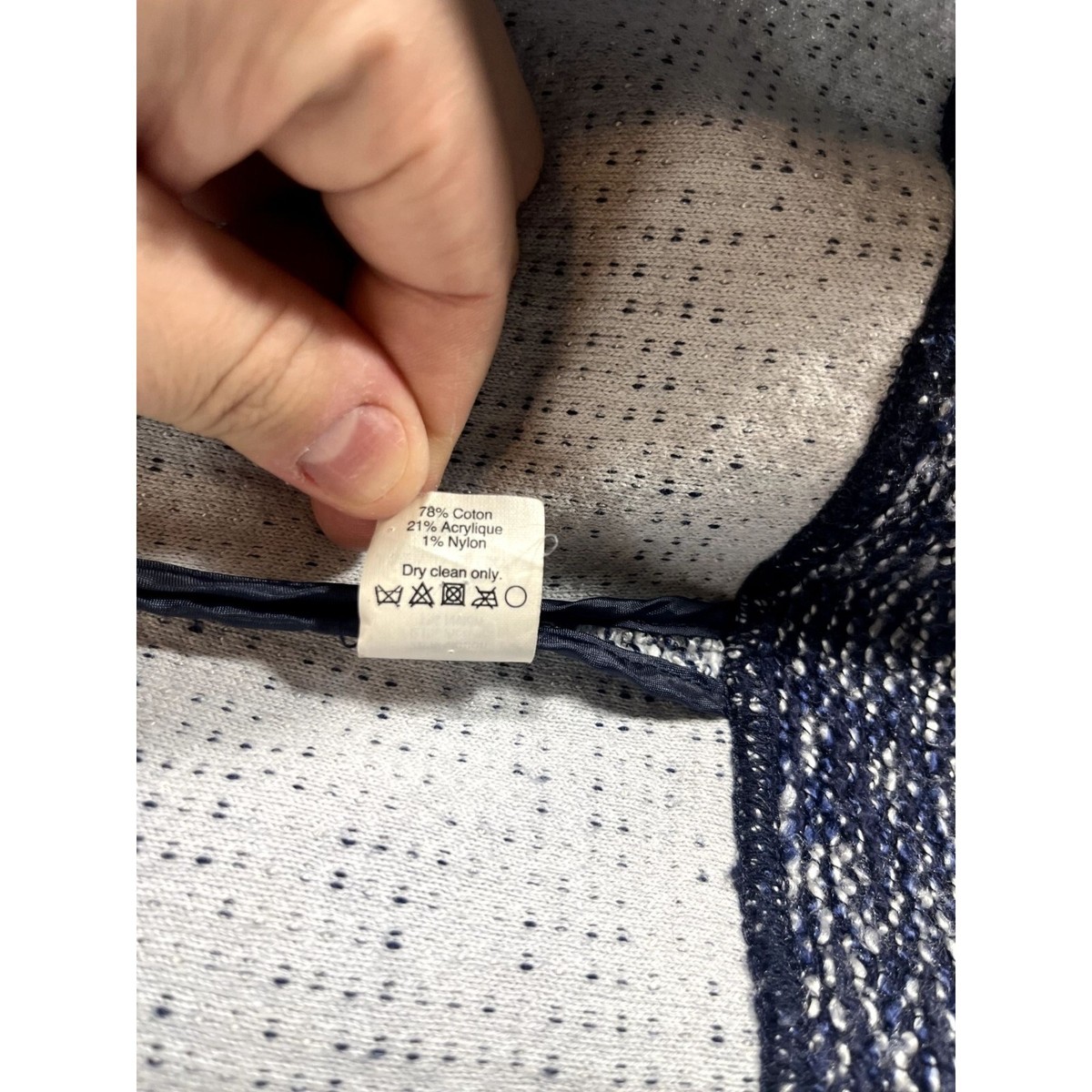 Robes & Jupes | Femme Christine Laure Jupe Bleu Marine Rayée - Samuel Flora Robes & Jupes | Femme Christine Laure Jupe Bleu Marine Rayée - Samuel Flora
