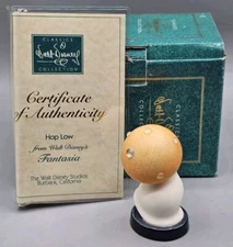 Walt Disney Classics Fantasia "Hop Low" Small Mushroom Porcelain Figurine w/COA