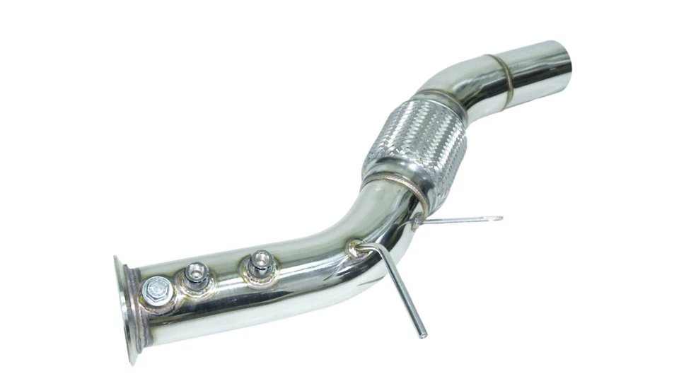 DOWNPIPE BMW INOX BMW X3 X5 X6 SERIE 3 4 5 6 E90 E91 E92 E93 F30 F26 MOTEUR N57 - Immagine 4 di 4