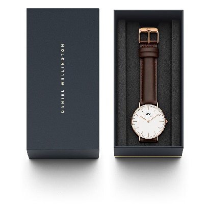 Daniel Wellington DW00100039 Classic 36 Bristol Rose Gold Quartz Unisex - Picture 7 of 12