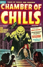 Chamber of Chills 06 Comic Book Cover Art Giclee Reproduction on Canvas