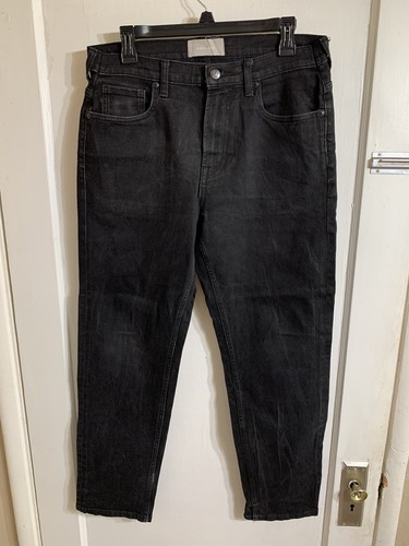 Everlane Mens Black Stretch Denim Pants 