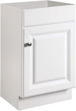 597112 Wyndham Unassembled Bathroom Vanity Cabinet without Top, 18 X 16/1 Door,