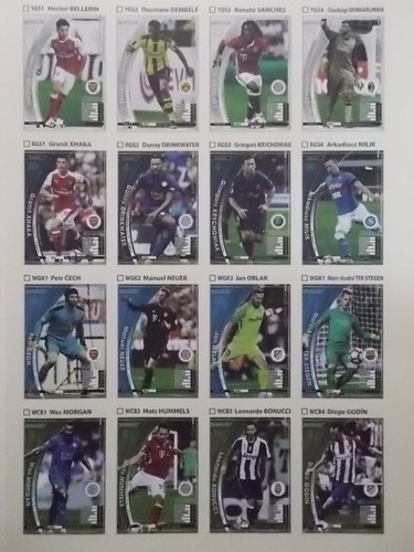 SALE Panini WCCF 2016-17 CECH NEUER MODRIC HIGUAIN BENZEMA BALE Xhaka - Picture 10 of 36