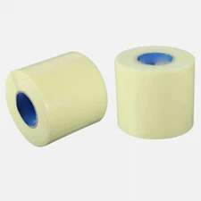 2Pcs 60mmx13m Wrap Pipe Protective Tape Tube Protector Yellow Non-Adhesive
