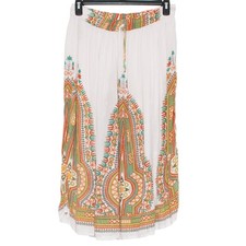 Vintage Skirt Gauze Boho Cottage Hippie 70s Festival Maximalist Maxi One Size