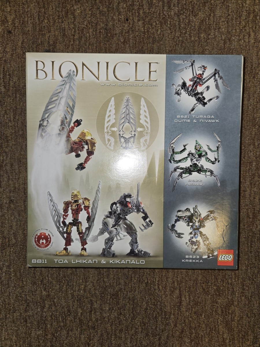 Bionicle 8811 LEGO BIONICLE: Toa Lhikan And Kikanalo (8811) For