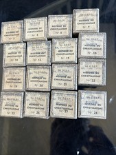 Lot de 16 boîtes de films fixes OSEF sur l'« Histoire du Christianisme » 1940/50