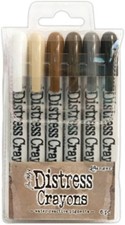 Ranger RGRTDBK.47926 Tholtz Set 3 Distress Crayon Set 3 - 6 crayons