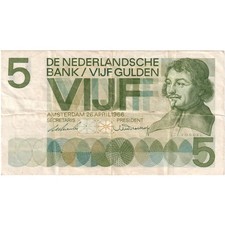 [#232630] Netherlands, 5 Gulden, 1966-04-26, EF