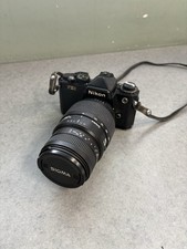 Nikon Black FE2 35mm Film Camera Untested With Lens And Strap