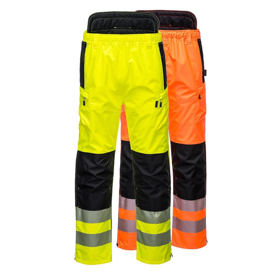 PORTWEST PW3 Hi-Vis Extreme Rain Trousers PW342