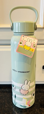 #ad STARBUCKS x MIFFY Stainless Water hot cold Green Bottle 27 oz Summer 2026 handle $54.95