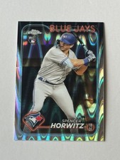 2024 Topps Chrome Raywave Refractors Spencer Horwitz Rookie Card Pirates. rookie card picture