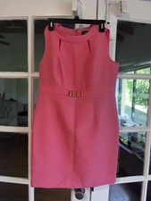 Tahari Arthur S Levine Orange A-Line Dress Size 12