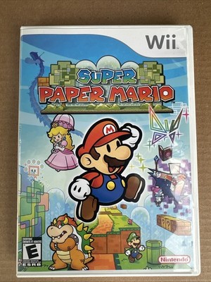 Super Paper Mario (Nintendo Wii, 2007) CIB Complete - W manual/inserts - TESTED