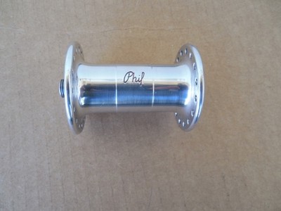 Vintage Phil Wood Front Hub 32H High  Silver 89mm No Hardware (b2)