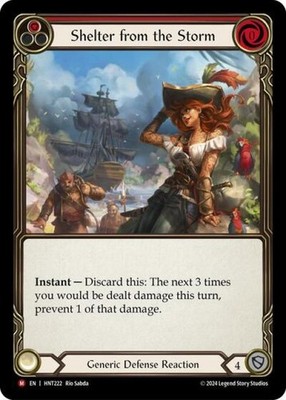 Flesh and Blood FAB Shelter from the Storm NM 1st EditionRainbow